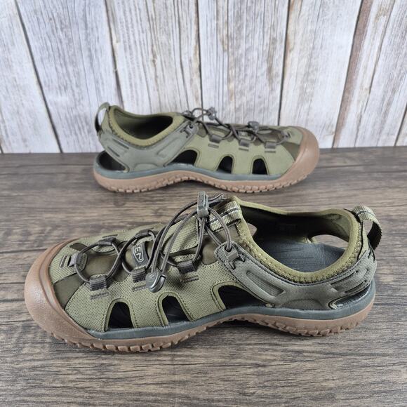KEEN Men's SOLR High-Performance Closed Toe Water Sandals Green Men's Sz 11 - Picture 5 of 9